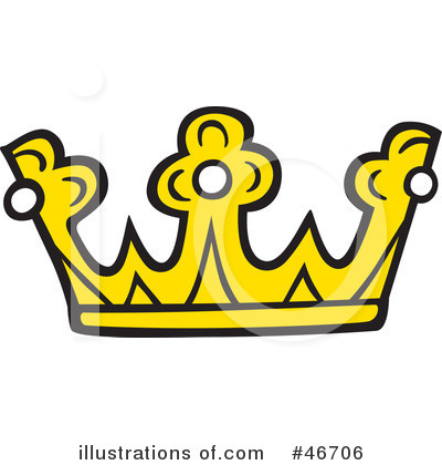 Royalty-Free (RF) Crown Clipart Illustration by dero - Stock Sample #46706