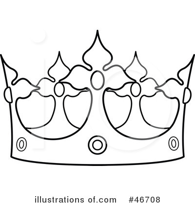 Royalty-Free (RF) Crown Clipart Illustration by dero - Stock Sample #46708