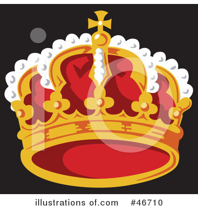 Royalty-Free (RF) Crown Clipart Illustration by dero - Stock Sample #46710