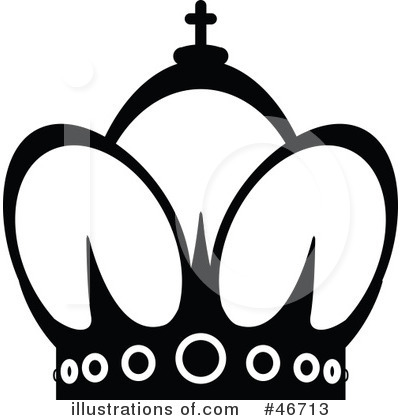 Royalty-Free (RF) Crown Clipart Illustration by dero - Stock Sample #46713