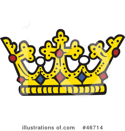 Royalty-Free (RF) Crown Clipart Illustration by dero - Stock Sample #46714