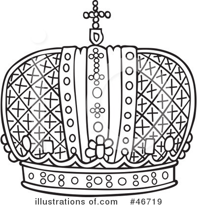Royalty-Free (RF) Crown Clipart Illustration by dero - Stock Sample #46719