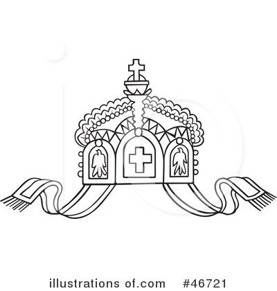 Royalty-Free (RF) Crown Clipart Illustration by dero - Stock Sample #46721