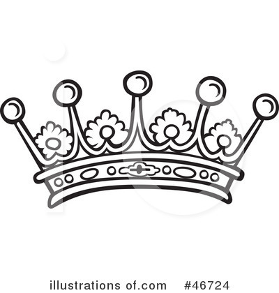 Royalty-Free (RF) Crown Clipart Illustration by dero - Stock Sample #46724