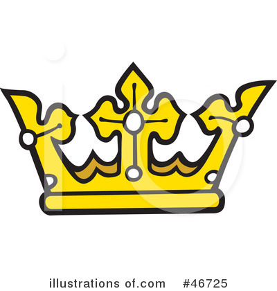 Royalty-Free (RF) Crown Clipart Illustration by dero - Stock Sample #46725