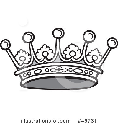 Royalty-Free (RF) Crown Clipart Illustration by dero - Stock Sample #46731