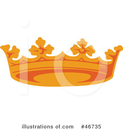 Royalty-Free (RF) Crown Clipart Illustration by dero - Stock Sample #46735