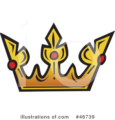 Royalty-Free (RF) Crown Clipart Illustration by dero - Stock Sample #46739