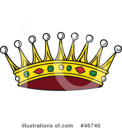 Royalty-Free (RF) Crown Clipart Illustration by dero - Stock Sample #46740