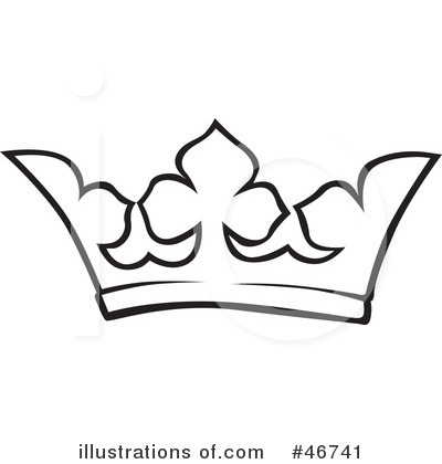 Royalty-Free (RF) Crown Clipart Illustration by dero - Stock Sample #46741