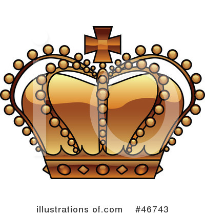 Royalty-Free (RF) Crown Clipart Illustration by dero - Stock Sample #46743