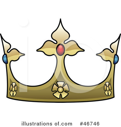 Royalty-Free (RF) Crown Clipart Illustration by dero - Stock Sample #46746