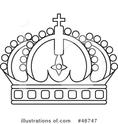 Royalty-Free (RF) Crown Clipart Illustration by dero - Stock Sample #46747
