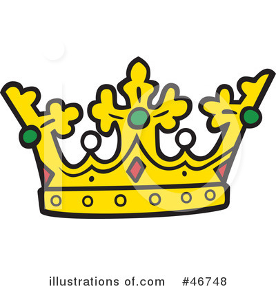 Royalty-Free (RF) Crown Clipart Illustration by dero - Stock Sample #46748