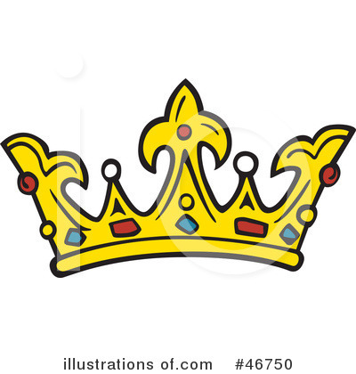 Royalty-Free (RF) Crown Clipart Illustration by dero - Stock Sample #46750