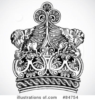 Royalty-Free (RF) Crown Clipart Illustration by BestVector - Stock Sample #84754