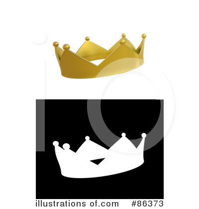 Royalty-Free (RF) Crown Clipart Illustration by Mopic - Stock Sample #86373