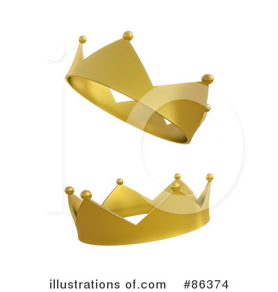 Royalty-Free (RF) Crown Clipart Illustration by Mopic - Stock Sample #86374