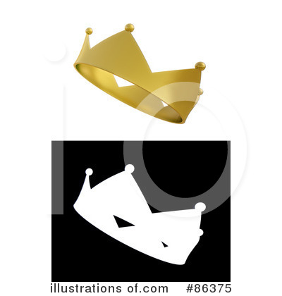 Royalty-Free (RF) Crown Clipart Illustration by Mopic - Stock Sample #86375