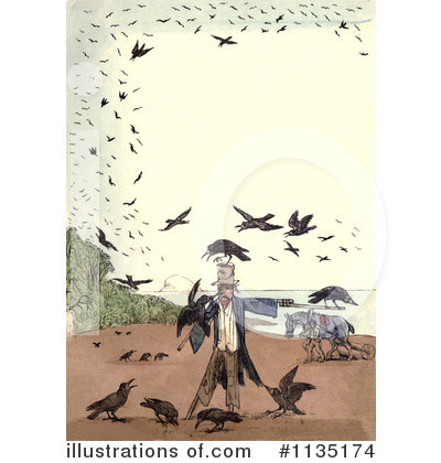 Raven Clipart #1135174 by Prawny Vintage