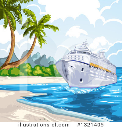 Royalty-Free (RF) Cruise Clipart Illustration by merlinul - Stock Sample #1321405