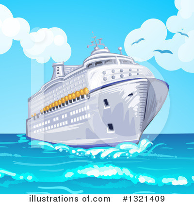 Royalty-Free (RF) Cruise Clipart Illustration by merlinul - Stock Sample #1321409