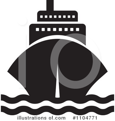 Royalty-Free (RF) Cruise Ship Clipart Illustration by Lal Perera - Stock Sample #1104771