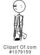 Crutches Clipart #1079159 by Pams Clipart