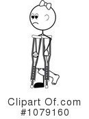Crutches Clipart #1079160 by Pams Clipart