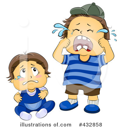 Crying Baby Clipart #432858 by BNP Design Studio