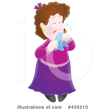 Royalty-Free (RF) Crying Clipart Illustration by Alex Bannykh - Stock Sample #435215