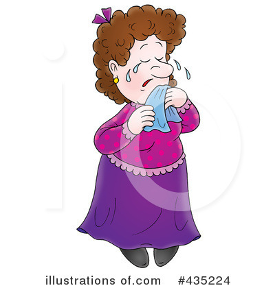 Royalty-Free (RF) Crying Clipart Illustration by Alex Bannykh - Stock Sample #435224