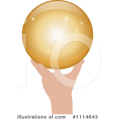 Royalty-Free (RF) Crystal Ball Clipart Illustration by Pams Clipart - Stock Sample #1114643