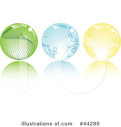 Royalty-Free (RF) Crystal Ball Clipart Illustration by kaycee - Stock Sample #44280