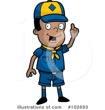 Royalty-Free (RF) Cub Scout Clipart Illustration by Cory Thoman - Stock Sample #102693