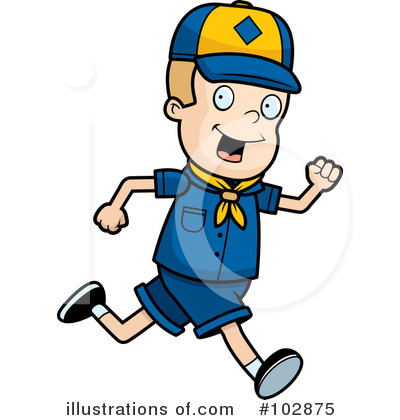 Royalty-Free (RF) Cub Scout Clipart Illustration by Cory Thoman - Stock Sample #102875