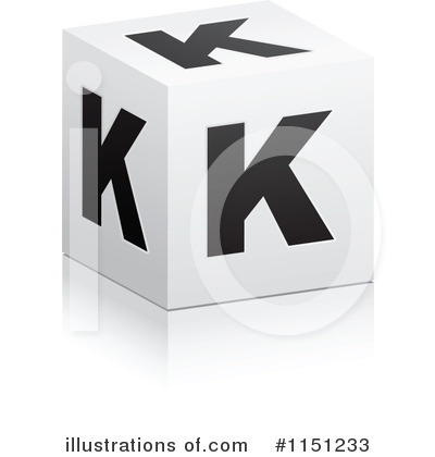 Cube Alphabet Clipart #1151233 by Andrei Marincas