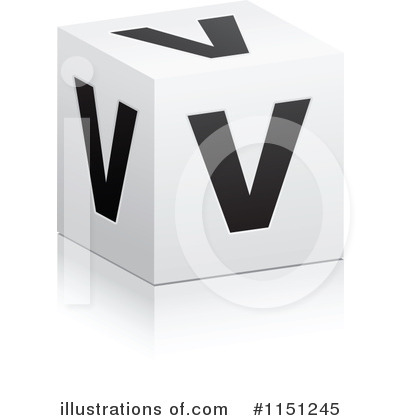 Cube Alphabet Clipart #1151245 by Andrei Marincas