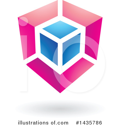 Royalty-Free (RF) Cube Clipart Illustration by cidepix - Stock Sample #1435786