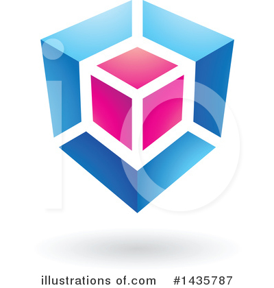 Royalty-Free (RF) Cube Clipart Illustration by cidepix - Stock Sample #1435787