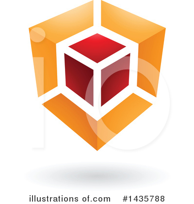 Royalty-Free (RF) Cube Clipart Illustration by cidepix - Stock Sample #1435788