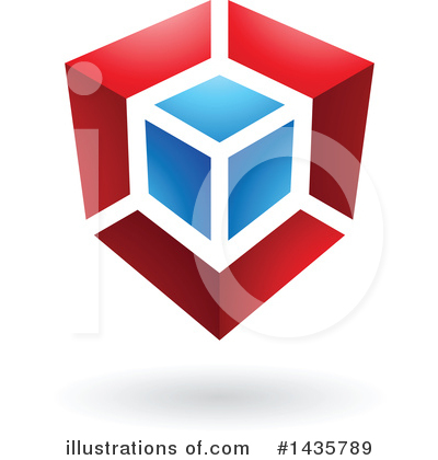 Royalty-Free (RF) Cube Clipart Illustration by cidepix - Stock Sample #1435789