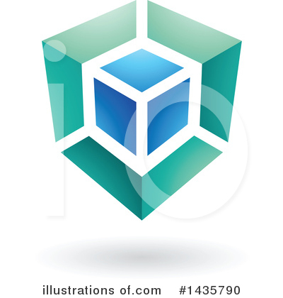 Royalty-Free (RF) Cube Clipart Illustration by cidepix - Stock Sample #1435790