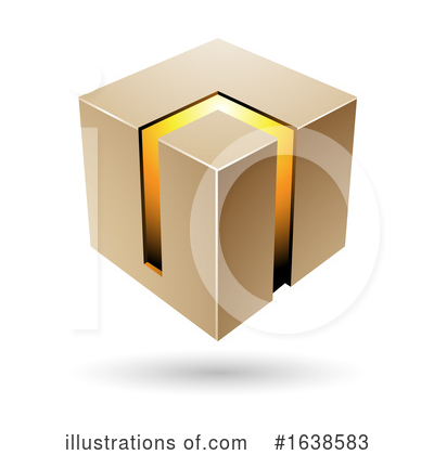 Royalty-Free (RF) Cube Clipart Illustration by cidepix - Stock Sample #1638583