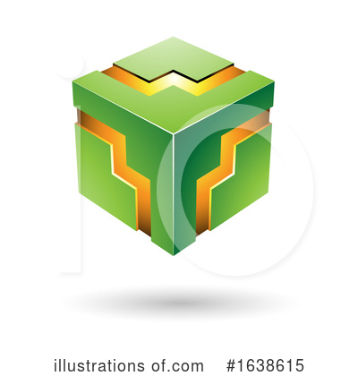 Royalty-Free (RF) Cube Clipart Illustration by cidepix - Stock Sample #1638615