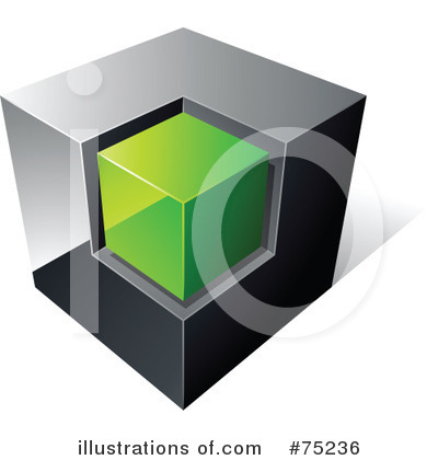 Royalty-Free (RF) Cube Clipart Illustration by beboy - Stock Sample #75236