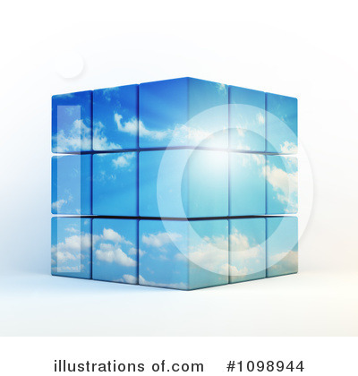 Royalty-Free (RF) Cubes Clipart Illustration by Mopic - Stock Sample #1098944