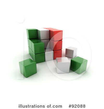 Royalty-Free (RF) Cubes Clipart Illustration by stockillustrations - Stock Sample #92088