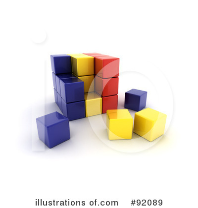 Cubes Clipart #92089 by stockillustrations