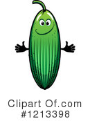 Cucumber Clipart #1213398 by Vector Tradition SM